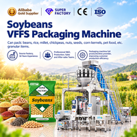 Machine d'emballage multifonctionnelle automatique verticale pour le conditionnement de 200g à 500g de graines de soja