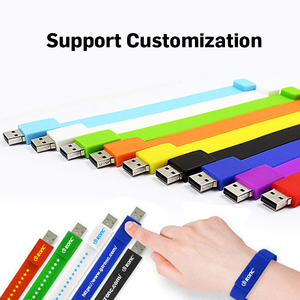 Custom Usb Stick <strong>Memory</strong> Pendrive Wristband USB Key 1GB 2GB 4GB 8GB 16GB 32GB 64GB 128GB Usb <strong>Bracelet</strong> - Product Image 3