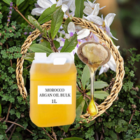 Huile Capillaire Réparatrice Végétalienne Biologique 100% Pure et Naturelle en Gros, Achat en Vrac d'Huile d'Argan du Maroc Concentrée 1L
