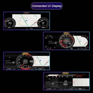 สำหรับ Infiniti Q50 Q50L Q60 ปี 2013-2024 แผงหน้าปัดดิจิตอล LCD ชุดหน้าปัดแสดงผลเสมือนจริง พร้อมระบบนำทาง GPS มาตรวัดความเร็ว มาตรวัดรอบเครื่องยนต์ - Product Image 3