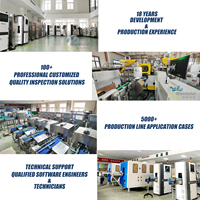 Máquina de Inspección Visual de Cierres Metálicos de Alta Precisión Industrial, Detección Automática de Defectos, Clasificación, Control PLC, IP55