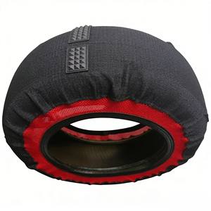 Chaussette de voiture personnalisable, nouvelle, Wanpu, 420g, polyester haute résistance, chaussette de <span class=keywords><strong>neige</strong></span> pour voiture, pour la fabrication - Product Image 2