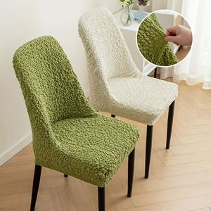 Chair Cover Cloud Yarn Elasticated Solid Color Chair Slipcover For Dining Room Home Decor Machine Washable - Product Image 1