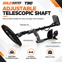 Detektor Logam Multi-Frekuensi Gold Hunter T90 Detektor Emas Jarak Jauh Bawah Tanah Tahan Air IP68 Detektor Emas Pencarian Dalam