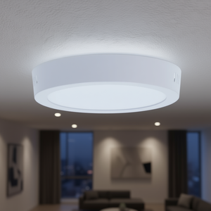 LEDUNI 20W plafoniera LED miglior prezzo pannello circolare bianco consente di risparmiare fino a 80% su luce 6000K bianco freddo SAA certificato confezione da 10 - Product Image 2