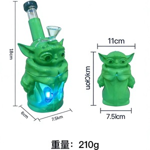 Base de Cerámica para Hookah con Forma de Rana Verde, Accesorio Decorativo para Fumar, Ideal para Fiestas y Bares - Product Image 6