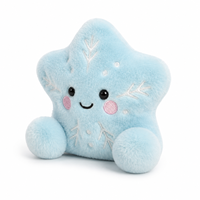 Peluche Étoile Mignonne, Coussin Doux en Forme de Flocon de Neige, Personnage de Dessin Animé Kawaii, Couleur Personnalisée, Cadeau d'Anniversaire pour Enfants