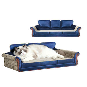 Groothandel Luxe Halloween Kattenboom Krabpaal Huis <span class=keywords><strong>Sofa</strong></span> Golfkarton Krabpaal Kartonnen Bed - Product Image 1
