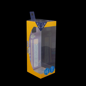 Transparent waterproof Clear PET boxes Packaging small plastic box storage for eyeglass