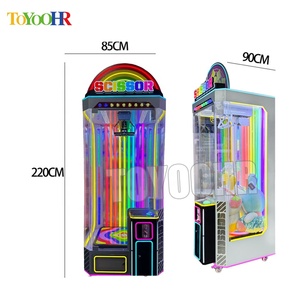 Máquina de cizalla de premios Rainbow Scissors, máquina de cizalla <span class=keywords><strong>arcade</strong></span>, máquina de cizalla de garra para cortar premios, juegos operados con monedas - Product Image 4