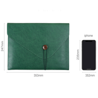 Funda de Piel Sintética de Lujo Personalizada para Portátil, Estilo Ejecutivo, Maletín para el Trabajo