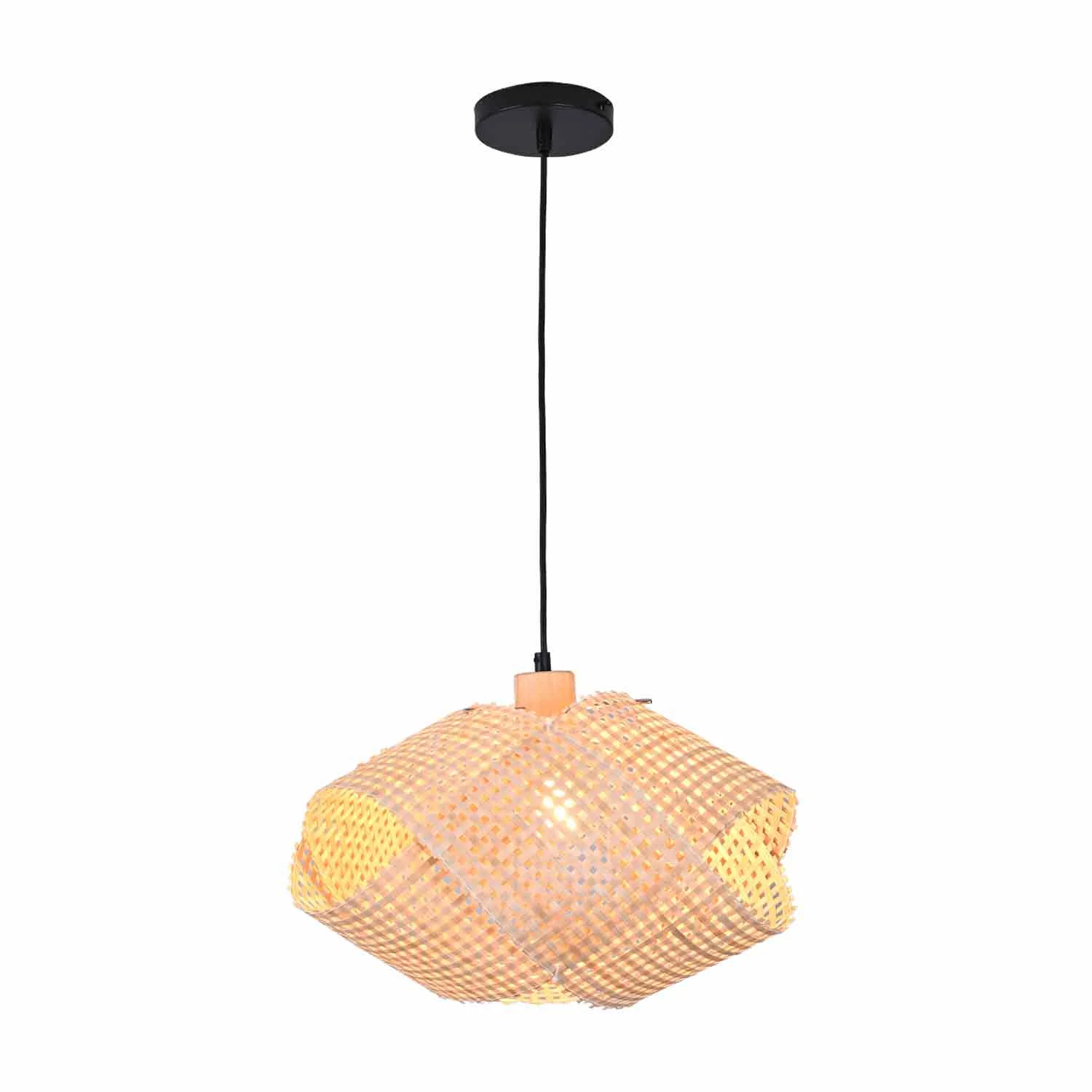 Imogen High Quality Bamboo Ceiling Lamp Steel Base Surface Mounted Easy Installation Elegant Soft Cozy Light Design Home Office