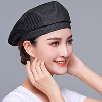 Nouveau Denim Béret Chapeau Chef Serveur Travail Avant Cap Restauration Unisexe Restaurant Hôtel Utilisation Accessoires En Stock 7 Jours Échantillon Plomb