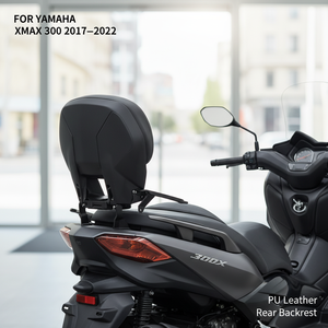 Respaldo Trasero para Motocicleta MYY, Cojín con Soporte Metálico Reforzado para Yamaha <span class=keywords><strong>XMAX</strong></span> <span class=keywords><strong>300</strong></span> 2017-2022, Soporte de <span class=keywords><strong>Asiento</strong></span> de Pasajero en Cuero PU - Product Image 5
