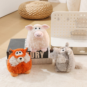 Juego de Peluches de Animales del <span class=keywords><strong>Bosque</strong></span> Kawaii, Lindos Peluches de Oveja, Zorro, <span class=keywords><strong>Lobo</strong></span> y Oso para Decoración de Habitación Infantil, Regalo de Cumpleaños - Product Image 6
