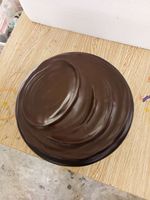 Résine chocolat gâteau personnalisé faux gâteau d'anniversaire pour l'affichage