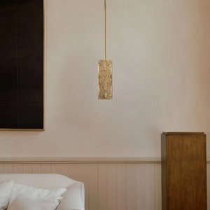 Suspension carrée <span class=keywords><strong>Vouvray</strong></span> | Suspension dorée texturée de luxe pour salle à manger, îlot de cuisine ou intérieurs commerciaux - Product Image 4