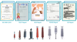 15 KV-69 KV Phân phối dòng Silicone cao su Polymer Composite ngang dòng bài cách điện cho đường dây điện cao áp - Product Image 3