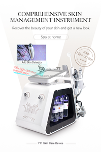 Appareil de beauté pour usage domestique 11 en 1, machine de dermabrasion hydraulique, exfoliant facial, jet d'oxygène, détecteur de peau, traitement de l'acné - Product Image 3
