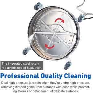 Limpiador de superficies Bison Power Washer con succión - Product Image 3