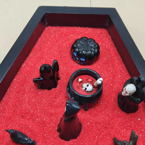 Kit de jardin <span class=keywords><strong>zen</strong></span> DIY d'Halloween en gros, ensemble de bac à sable effrayant pour bureau, décoration ambiance festive, cadeaux de pleine conscience pour adultes - Product Image 6