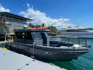 30 pies 31 pies 9,5 M Casco de aluminio y superestructura de aluminio Patrulla <span class=keywords><strong>Barco</strong></span> de alta velocidad para aguas poco profundas - Product Image 2