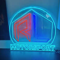 Enseigne au néon d'intérieur en acrylique avec barre ouverte logo enseigne au néon Design personnalisé de taille lumière au néon Design gratuit