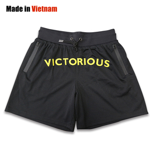 Pantalones cortos de baloncesto de malla retro con estampado de aparejos personalizados para hombre - Product Image 1