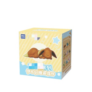 ฟิกเกอร์อนิเมะอีวุยน่ารักในท่าทางการนอนหลับ วาโปเรียน ซิลเวียน เอสเปียน อัมเบรียน ของขวัญคริสต์มาสสำหรับเด็ก ของเล่น การ์ดเกมโปเกมอน - Product Image 1