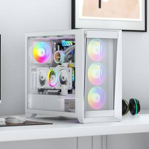 <span class=keywords><strong>2022</strong></span> nouveau boîtier d'ordinateur de jeu d'usine de conception Atx/E-ATX boîtier <span class=keywords><strong>Pc</strong></span> Hd Usb3.0 boîtier d'ordinateur en verre trempé et châssis de serveur de tours - Product Image 2