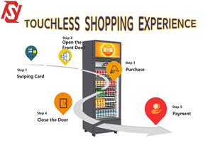 Ai trực quan trong nhà phòng tập thể dục trung tâm thể dục Máy bán hàng tự động với hệ thống thanh toán thẻ tín dụng Snack chai uống cà phê tùy chỉnh SDK - Product Image 6