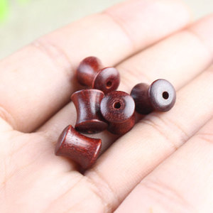 ลูกปัดไม้จันทน์ทรงกลมขนาด 8x10 มม. สำหรับทำสร้อยข้อมือ DIY อุปกรณ์ตกแต่งเครื่องประดับ - Product Image 4