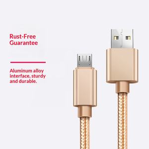 Câble de données 3M pour téléphones mobiles, câble micro USB tressé en nylon, charge rapide - Product Image 5