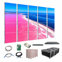 İç Mekan Kiralık LED Ekran P2.6 P2.9 Kesintisiz Birleştirme 500x500mm Otel Balo Salonu Düğün Etkinlik Sahnesi için