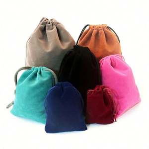 Bolsa de Terciopelo Pequeña de 3x4 Pulgadas, Bolsa de Regalo para Joyería, Bolsa de Almacenamiento con Cordón de Terciopelo - Product Image 2