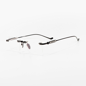 <span class=keywords><strong>Gafas</strong></span> <span class=keywords><strong>de</strong></span> Lectura <span class=keywords><strong>de</strong></span> Alta Gama, Titanio Puro, Negro, Dorado, Plateado, Ópticas, <span class=keywords><strong>de</strong></span> Prescripción, Marca <span class=keywords><strong>de</strong></span> Lujo, Sin Marco, Fabricante <span class=keywords><strong>de</strong></span> <span class=keywords><strong>Gafas</strong></span> al por Mayor - Product Image 4
