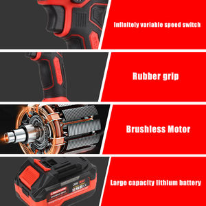 Kit de perceuse électrique sans fil de haute qualité perceuse à percussion électrique batterie Li-ion OEM pris en charge perceuse multifonction LDD06 - Product Image 6