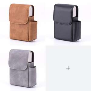 EA421 علب السيجار المحمولة المصنوعة من الفولاذ بتصميم مخصص علبة سجائر جلدية معدنية - Product Image 6