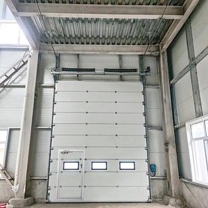 <span class=keywords><strong>Porte</strong></span> <span class=keywords><strong>sectionnelle</strong></span> <span class=keywords><strong>industrielle</strong></span> fiable Entrepôt automatique <span class=keywords><strong>Porte</strong></span> <span class=keywords><strong>sectionnelle</strong></span> coulissante de levage extérieur en acier fini fer design moderne - Product Image 4