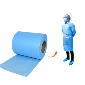 Nbi Medische Niet-Geweven Stof Waterdichte Sterilisatie Verpakking Crêpe Papier Sms Steriele Wrap