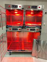 Système de cage modulaire en acier inoxydable pour animaux, à usage vétérinaire