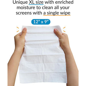 Logo kustom tisu elektronik sekali pakai isopropil Monitor alkohol tisu pembersih layar ponsel - Product Image 3