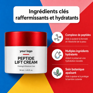 Crema Facial Profesional Reafirmante e Hidratante para Piel Seca y Opaca, Revela una Piel Radiante e Hidratada, Complejo de Péptidos, para Todo Tipo de Piel - Product Image 4