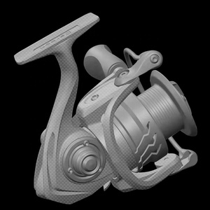 Airyfd — <span class=keywords><strong>moulinet</strong></span> en carbone à deux tasses, nouveau, équipement à tambour fixe adapté aux carpes et à l'eau salée - Product Image 3