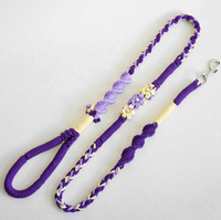Laisse pour chien en coton tressé faite à la main, en macramé doux, personnalisable, esthétique et durable, de 0,9m à 2,4m, vente en gros, cadeau en vrac