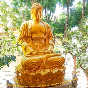 El yapımı altın bronz buda heykeli yaşam boyutu satmak için - Product Image 4