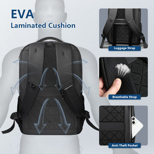 Mochila para Portátil de Negocios para Hombre, Impermeable, con Cierre de Cremallera, Antirrobo, Maletín Ejecutivo de Lujo, Alta Calidad - Product Image 6
