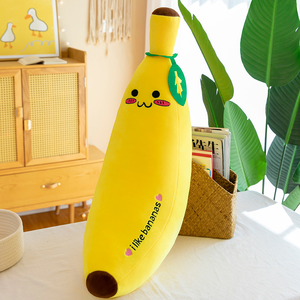 Jouets en <span class=keywords><strong>peluche</strong></span> géants en coton PP super doux, de haute qualité, mignons, écologiques, en forme de <span class=keywords><strong>banane</strong></span>, remplis de fruits, anti-stress - Product Image 6