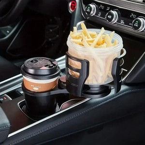 Support de tasse de voiture multifonctionnel réglable pour siège avant avec double porte-gobelet et support de téléphone, diffuseur d'aromathérapie - Product Image 2