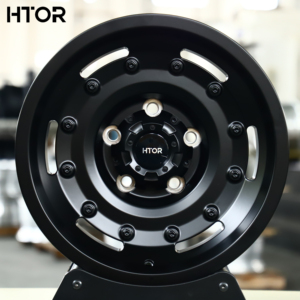 Htor <span class=keywords><strong>ล้อ</strong></span>ปลอมแปลง16 17 <span class=keywords><strong>18</strong></span>นิ้ว5X108สีดำด้านดีไซน์ทนทานสำหรับ Maverick Bronco Sport Explorer Edge Escape - Product Image 1